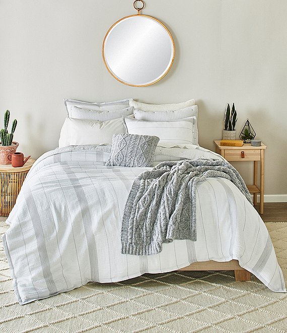 Splendid Parker Collection Waffle Striped Comforter Mini Set | Dillard's