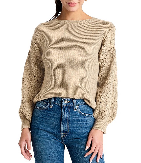 British Wool Pointelle Sweater