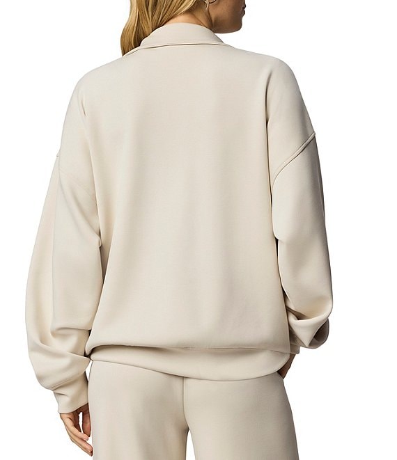 Splendid Scuba Soft Stretch Knit Mock Neck Long Sleeve Top | Dillard's