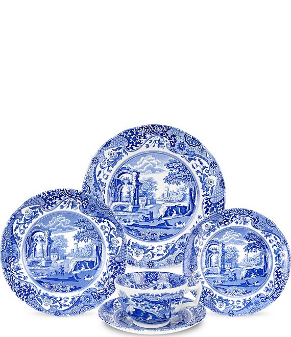 Spode Blue Italian Chinoiserie 5-Piece Place Setting