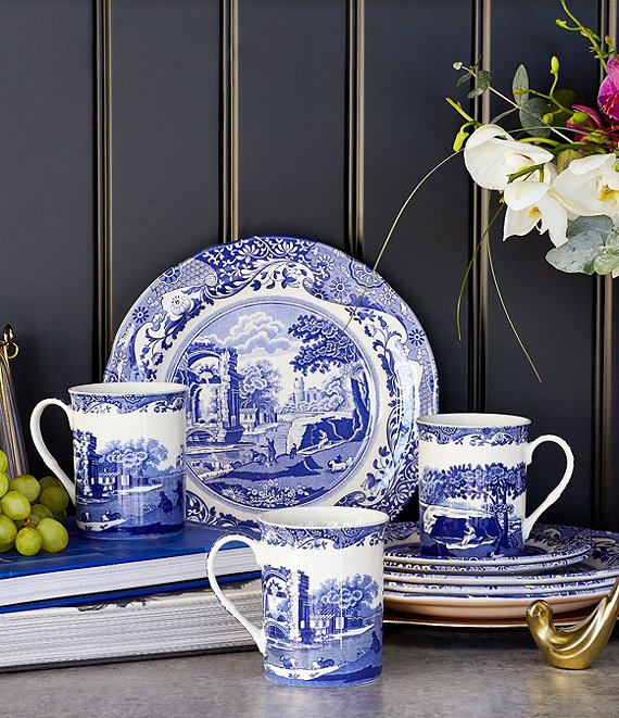 Spode Blue Italian Collection 12-Piece Dinnerware Set | Dillard's