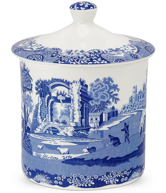 Spode Blue Italian Collection Storage Jar