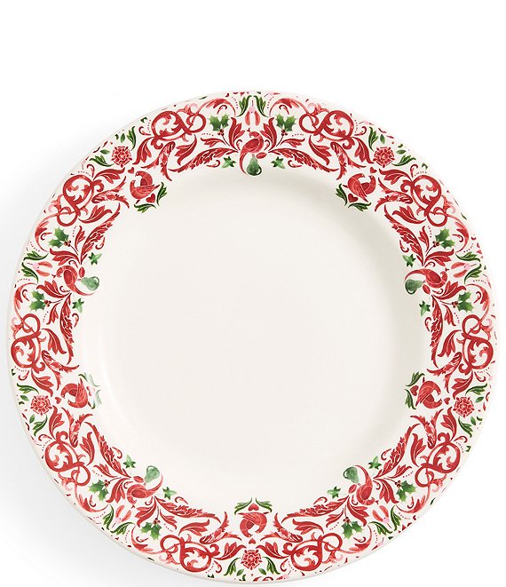 Spode Christmas Tree Yuletide Collection Dinner Plates, Set of 4