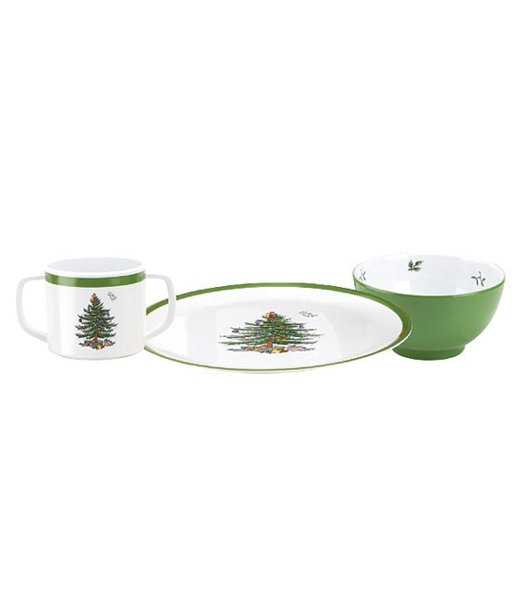 Spode Melamine Christmas Tree 3Piece Kid Set Dillard's