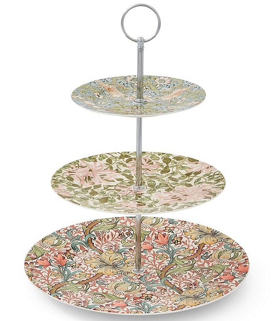 Spode Morris & Co. Collection 3-Tier Cake Stand