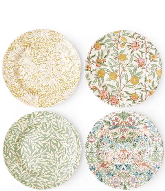 Spode Morris & Co. Collection Assorted Side Plates, Set of 4