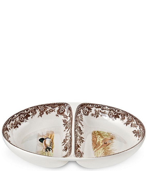 Spode Woodland Collection Pheasant & Mallard Divided Dish
