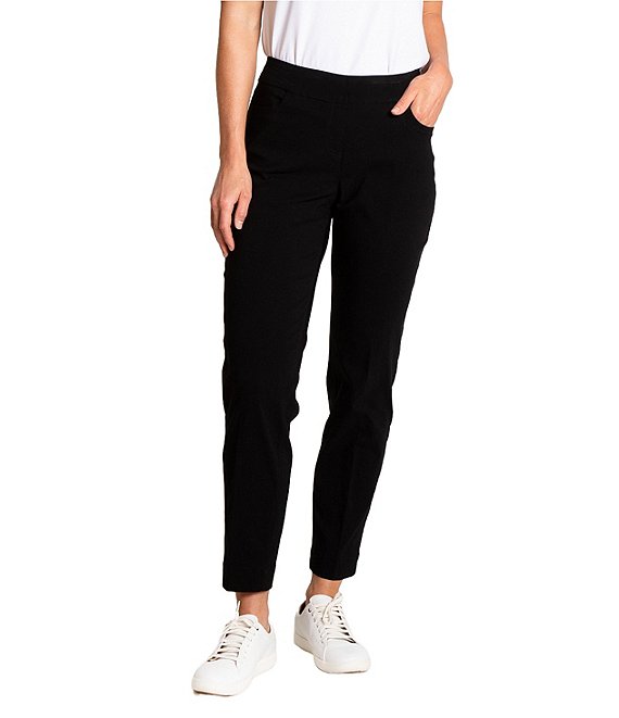 Sport Haley Slimsation 5-Pocket Pull-On Ankle Pants, Black - Image 1