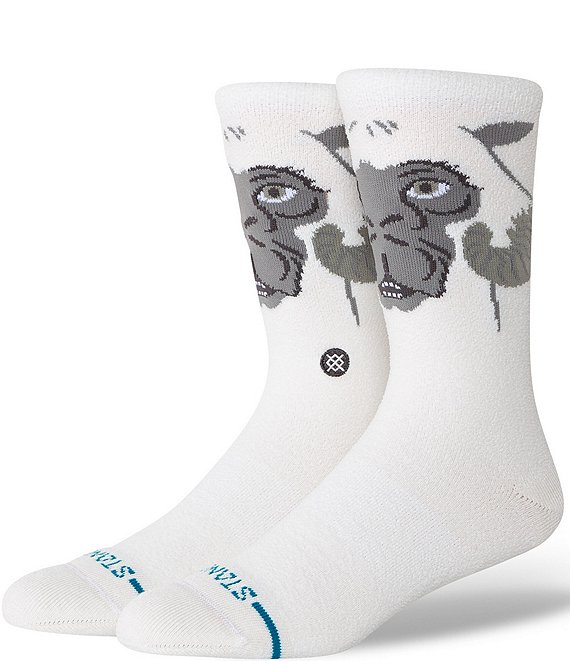 Stance Tauntaun Crew Socks, White - Image 1