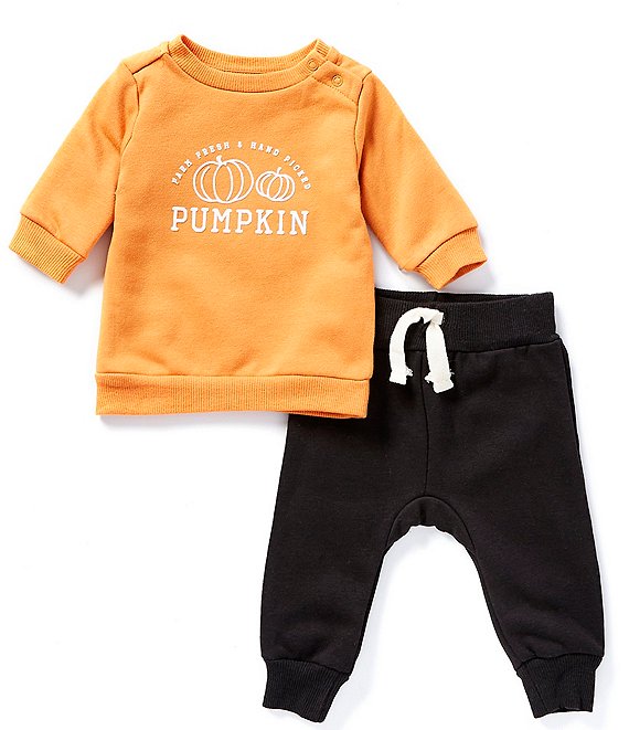 Starting Baby Boys Newborn 9 Months Long Sleeve Pumpkin Bodysuit Pants Two Piece Set Dillard s