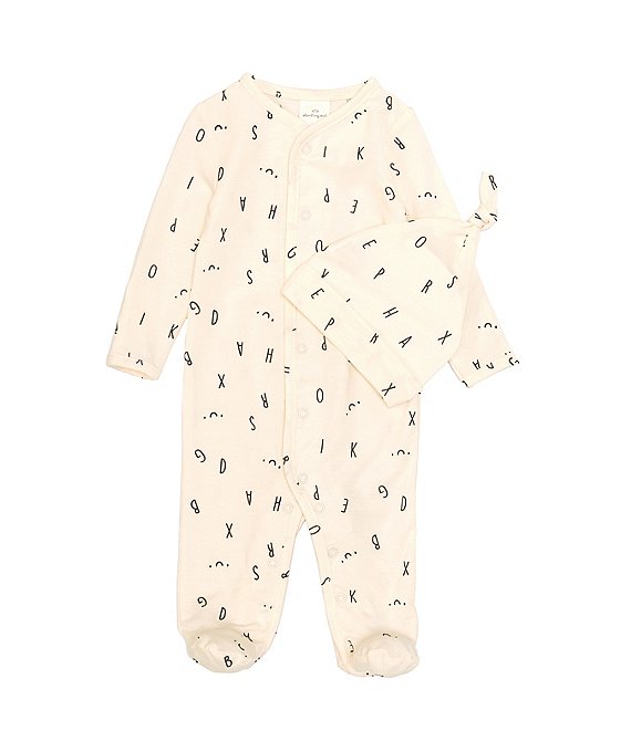 Starting Out Baby Newborn - 6 Months White Alphabet Coverall Set