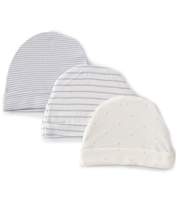 Starting Out Baby Star/Stripe 3-Pack Beanies