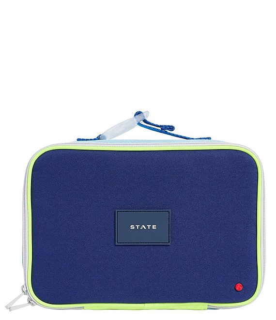STATE Bags Kids Rodgers Navy/Neon Lunch Box, Navy/Neon - Image 1