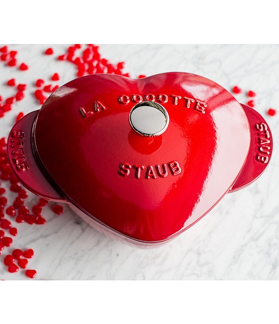 Staub Cast Iron 1.75-Quart Heart Cocotte | Dillard's
