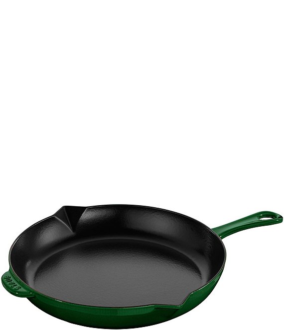 Color:Basil - Image 1 - Cast Iron 12#double; Frying Pan