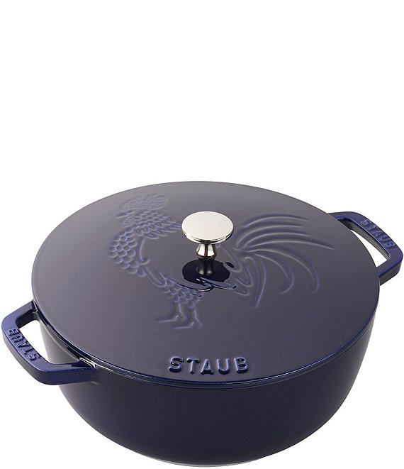 https://dimg.dillards.com/is/image/DillardsZoom/mainProduct/staub-cast-iron-3.75qt-essential-french-oven-with--rooster-lid/05642125_zi_dark_blue.jpg