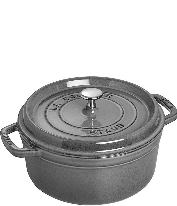 Staub Cast-Iron 5.5 QT Round Cocotte