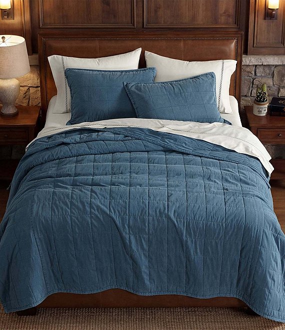 Stetson Cotton Canvas Box Stitch Coverlet Mini Set