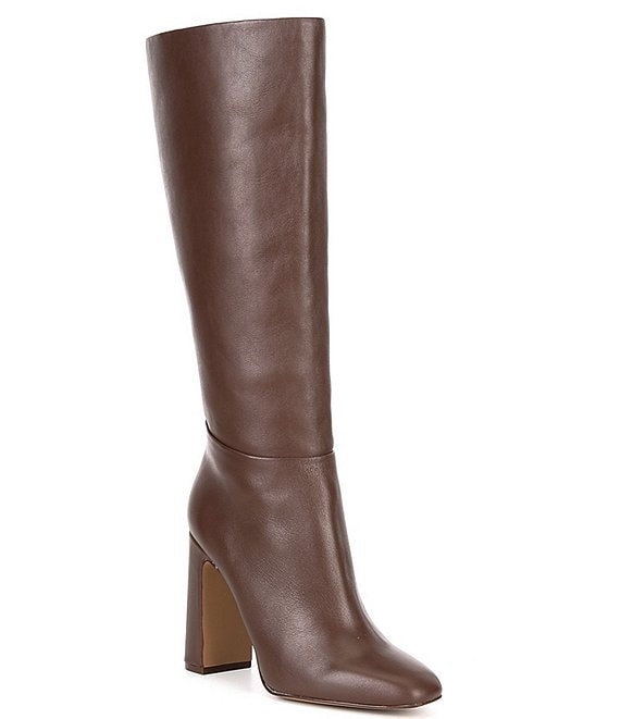 Steve Madden Ally Leather Tall Dress Boots | Dillard's