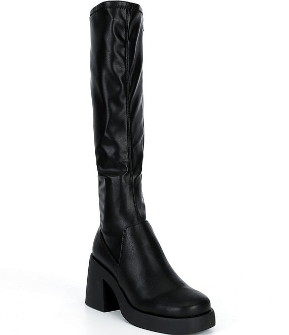 Steve Madden Berkleigh Nappa Leather Platform Tall Boots