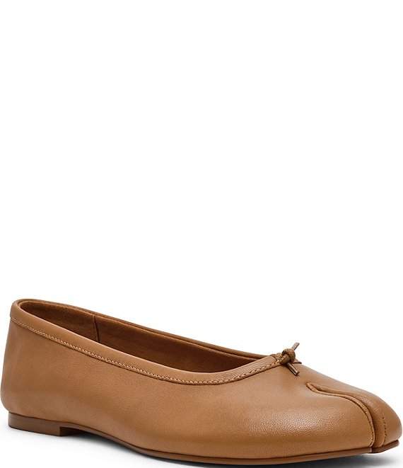 Steve Madden Calico Leather Split Toe Ballet Flats
