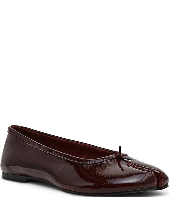 Steve Madden Calico Patent Leather Split Toe Ballet Flats