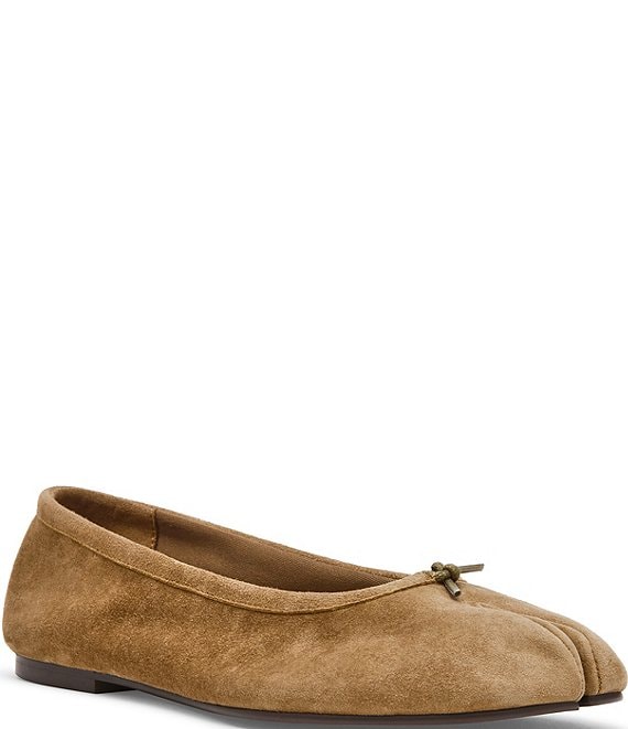 Steve Madden Calico Suede Split Toe Ballet Flats