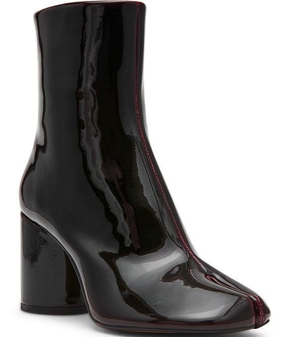 Steve Madden Caro Patent Split Toe Booties
