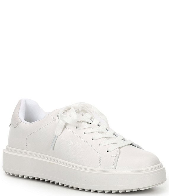 Steve Madden Charlie Women's Leather Lace-Up Platform Sneakers