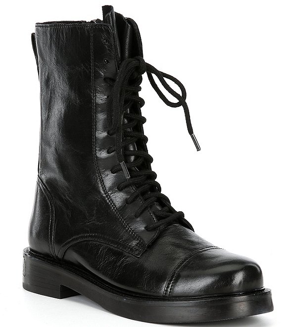 Steve Madden Glitter Combat Boots, Size 1