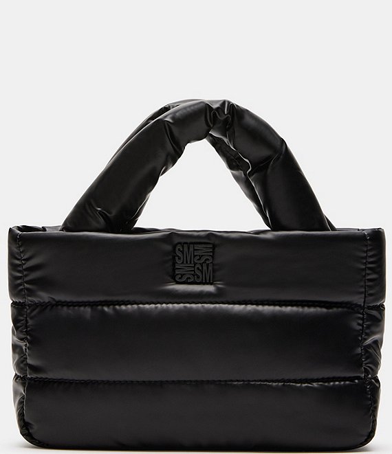 STEVE MADDEN Black Nylon Crossbody Mini Bag Purse Adjust. Detachable Strap  Zip