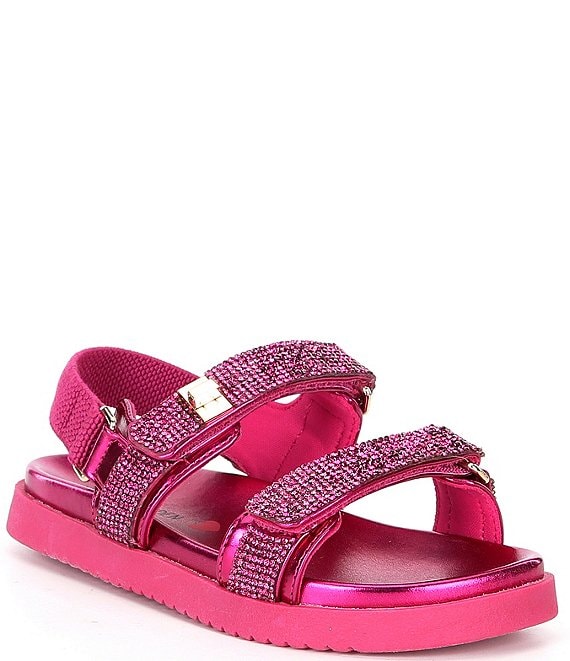 Steve Madden Girls' T-Monar Rhinestone Strap Sandals (Toddler) | Dillard's