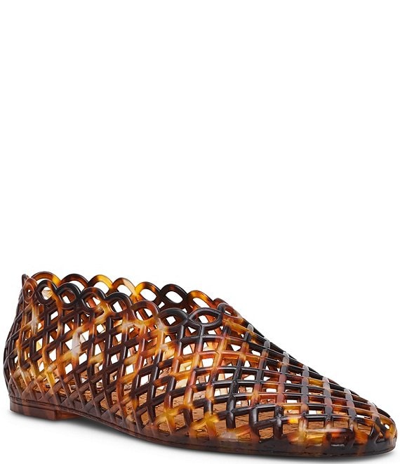 Steve Madden Grove Tortoise Print Jelly Slip On Flats