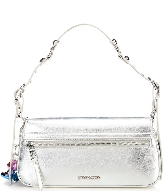 Steve Madden Halston Metallic Belt Buckle Shoulder Bag | Dillard's