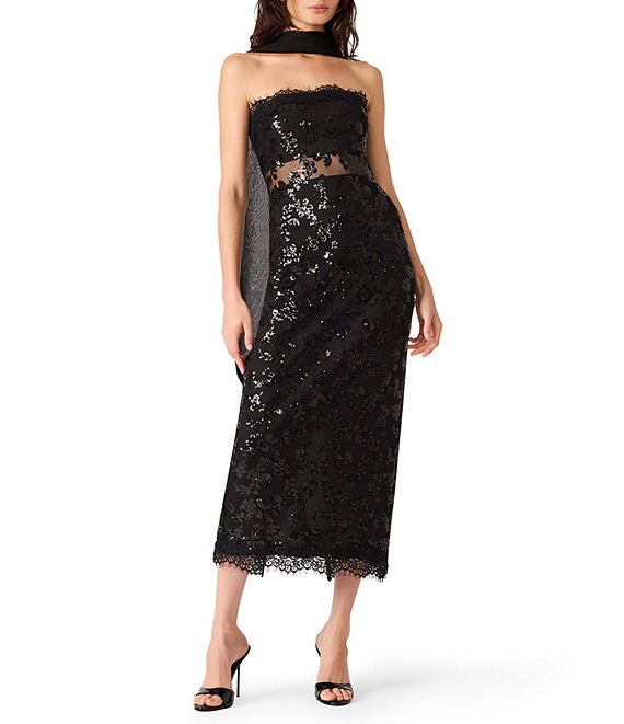 Steve Madden Harlowe Strapless Midi Dress