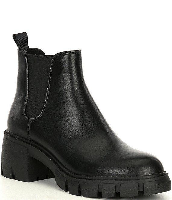 dillards black booties