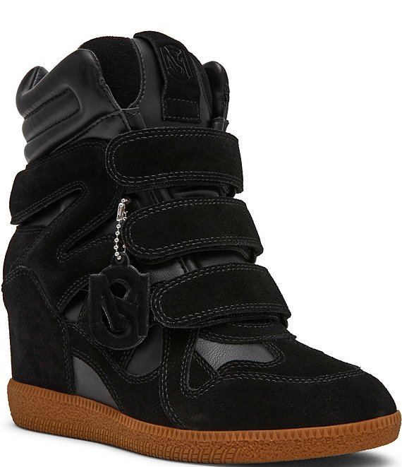 Steve Madden Mavis Suede High Top Wedge Sneakers