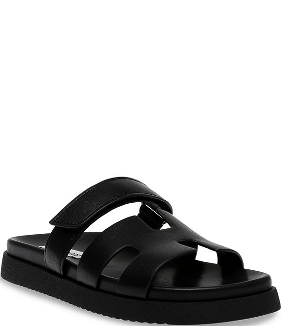 Steve Madden Mayven Leather Slide Sandals