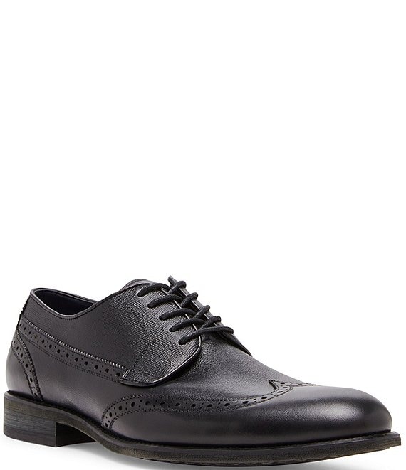 Steve Madden Men's Aamari Leather Wingtip Lace-Up Oxfords | Dillard's