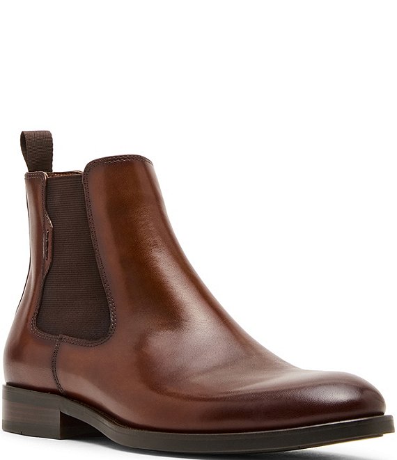 Steve Madden Men's Brompton Leather Chelsea Boots