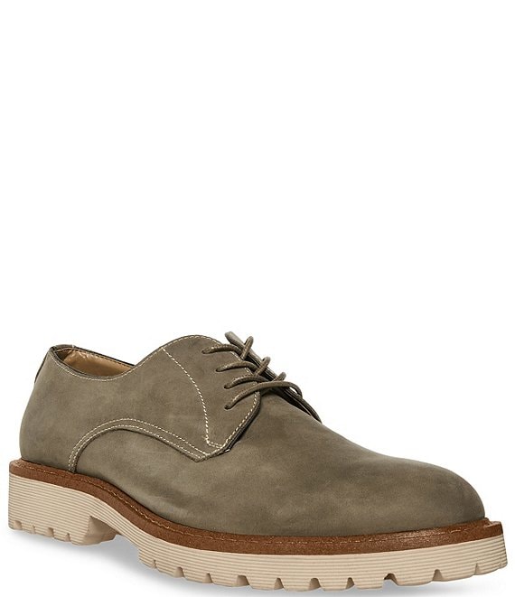 Steve Madden Men s Bronzi Plain Toe Lace Up Oxfords