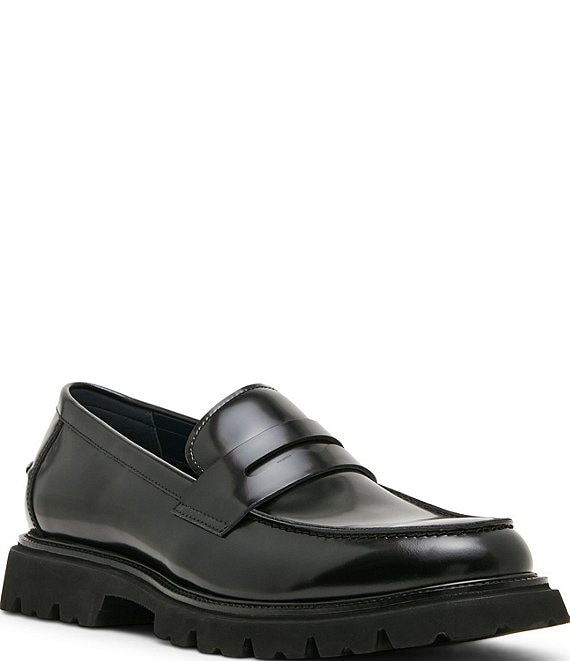 Steve Madden Men's Nomadd Leather Lug Loafers