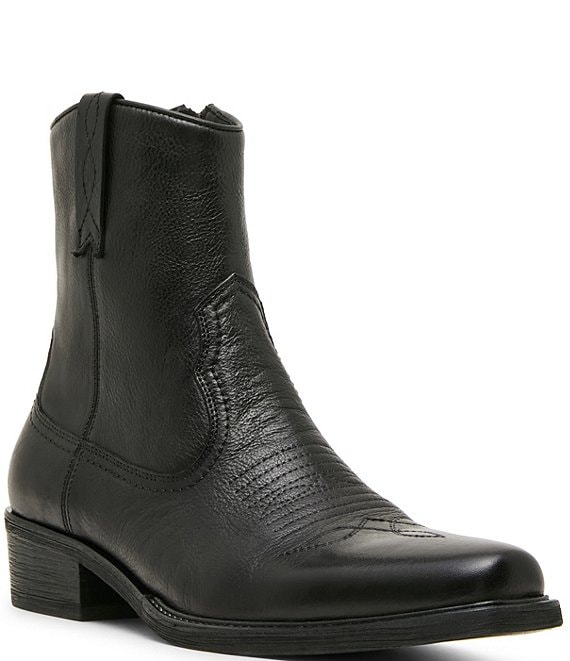 Steve Madden Men's Sturgis Leather Western Boots