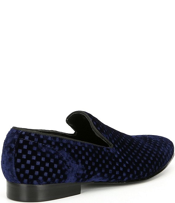 Brand New Star Studded Velvet Slip-On Loafers By Steve Madden - Size 11 - Box 5 FINN Black Velvet Rhinestone Fox Head Design Slip-On Men main image 4
