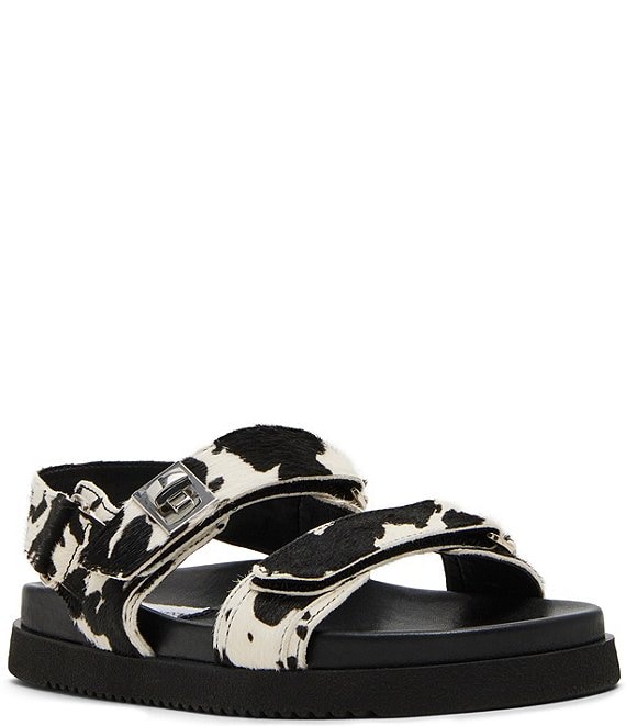 Beige Cow Flip Flops (A) Beige Cow Flip Flops (A)