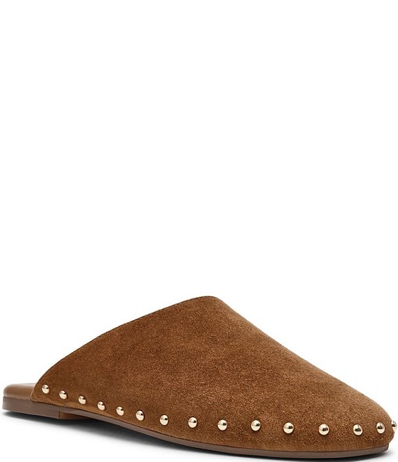 Steve Madden Pearson Suede Studded Clogs