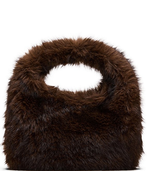 Steve Madden Saga Faux Fur Shoulder Bag
