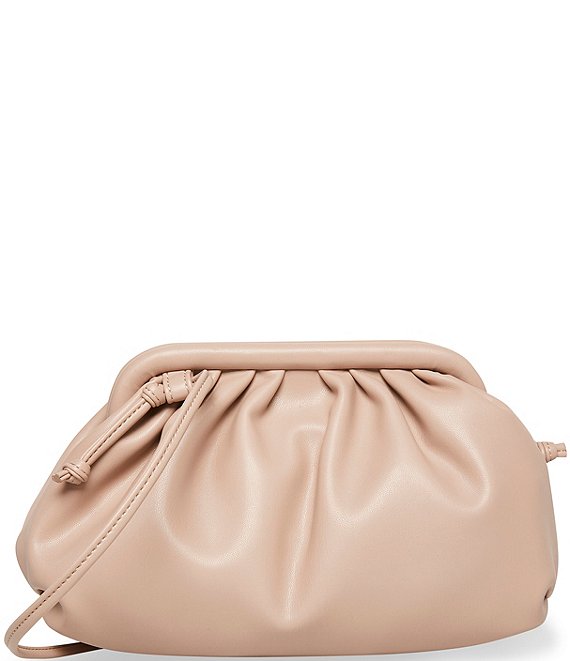 Color:Taupe - Image 1 - Soft Pouch Clutch Crossbody Bag