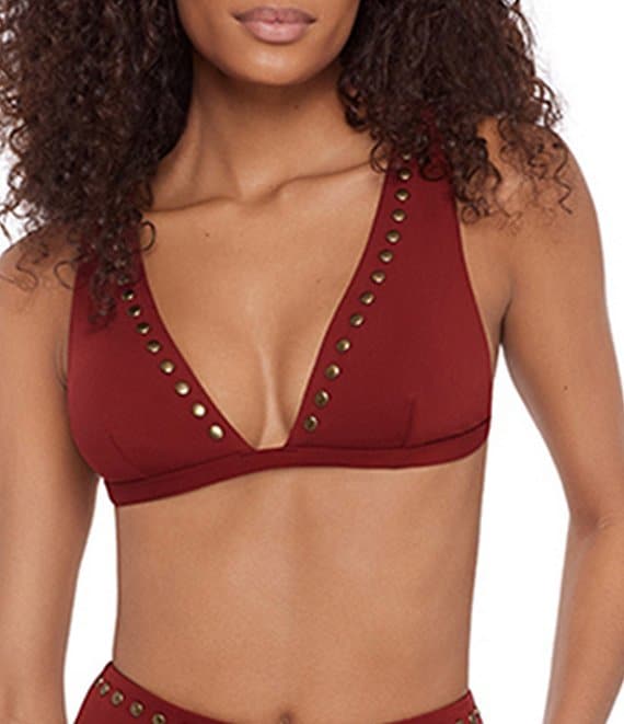 Steve Madden What A Stud Tall Triangle Swim Top