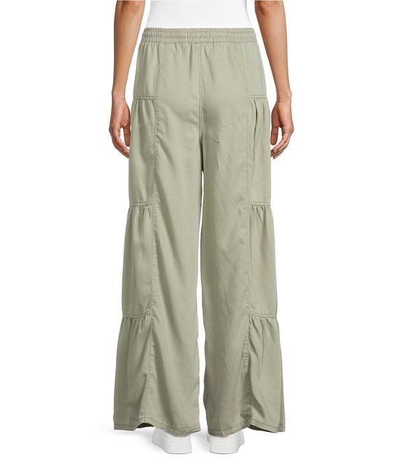 Stevie By Steve Madden Chambray Wide Leg Pants | Dillard's